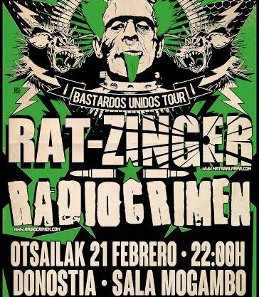 21 FEB, RAT-ZINGER + RADIO CRIMEN